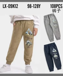 Spodnie DZIECIĘCA,Size 98-128,paczka 18szt, mix kolor