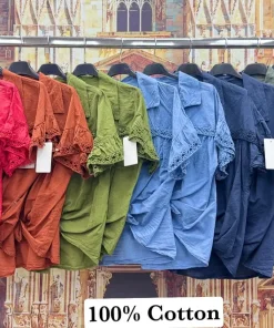 Bluzki damskieWŁOSKA ,Size uni ,paczka 6 szt mix kolor