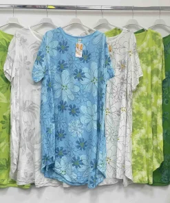 Sukienki damskie WŁOSKA,Size uni ,paczka 6 szt mix kolor