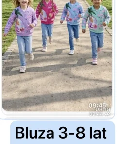 Bluzy DZIECIĘCA,Size 3-8lat,paczka 5szt, 1 kolor