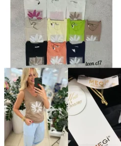 Bluzki damskieTURECKA ,Size uni ,paczka 6 szt mix kolor