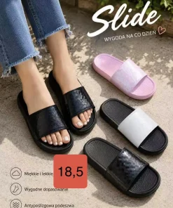 Klapki DAMSKIE (36-41, 24par) mix kolor