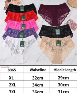Majtki Damskie,Size xl-3xl,paczka 24szt, mix kolor