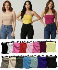 Bluzki damskieWŁOSKA ,Size uni ,paczka 6 szt mix kolor