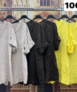 Bluzki damskieWŁOSKA ,Size uni ,paczka 6 szt mix kolor