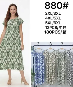 Sukienki damskie,size 2/3-5/6xl,Paczka 12szt,mix kolor