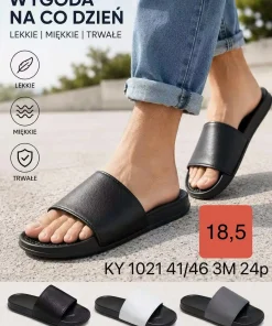 Klapki DAMSKIE (36-41, 24par) mix kolor