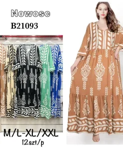 Sukienki damskie,size m/l-xl/2xl,Paczka 12szt,mix kolor