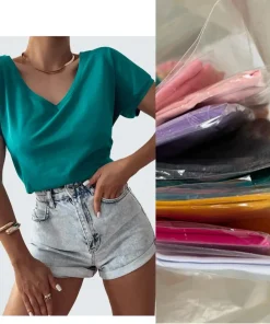 Bluzki damskie,size uni,Paczka 30szt,mix kolor