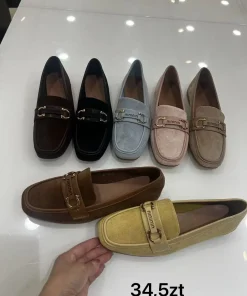Buty Mokasyny DAMSKIE (36-41, 12par) 1 kolor