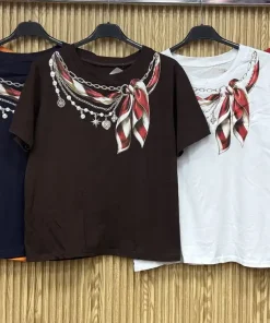 Bluzki damskie WŁOSKA ,Size uni ,paczka 6 szt mix kolor