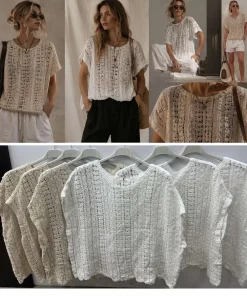 Bluzki Damskie,Size uni,paczka 6szt, mix kolor