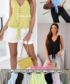 Bluzki damskie WŁOSKA ,Size uni ,paczka 6 szt mix kolor