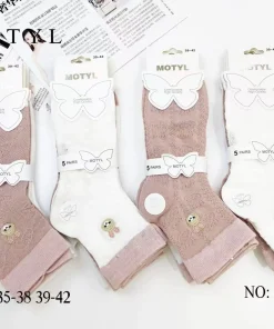 Skarpety Damskie,Size 35-42,paczka 40szt, mix kolor