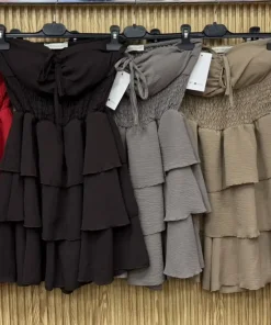 Sukienki damskie WŁOSKA ,Size uni ,paczka 6 szt mix kolor