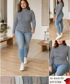 Bluzy Damskie,Size 2xl-5xl,paczka 12szt, mix kolor