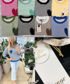 Bluzki damskieTURECKA ,Size uni ,paczka 6 szt mix kolor