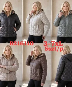 Kurtki damskie,size 3-7xl,Paczka 5szt,1kolor