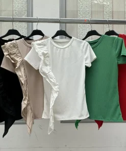 Bluzki damskie WŁOSKA ,Size uni ,paczka 6 szt mix kolor