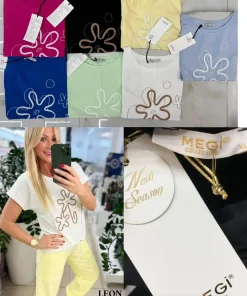 Bluzki damskieTURECKA ,Size uni ,paczka 6 szt mix kolor