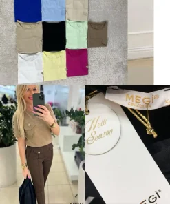 Bluzki damskieTURECKA ,Size uni ,paczka 6 szt mix kolor
