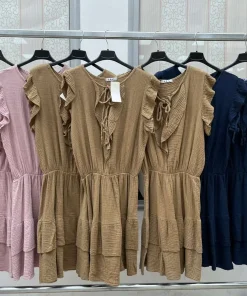 Sukienki damskie WŁOSKA,Size uni ,paczka 6 szt mix kolor