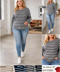Bluzy Damskie,Size 4xl-7xl,paczka 12szt, mix kolor