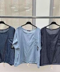 Bluzki damskie WŁOSKA ,Size uni ,paczka 6 szt mix kolor
