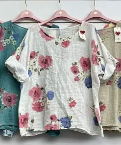 Bluzki damskie WŁOSKA ,Size uni ,paczka 6 szt mix kolor