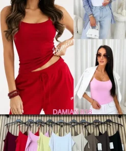 Bluzki damskie WŁOSKA ,Size uni ,paczka 6 szt mix kolor