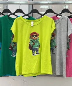 Bluzki damskie WŁOSKA,Size uni ,paczka 6 szt mix kolor
