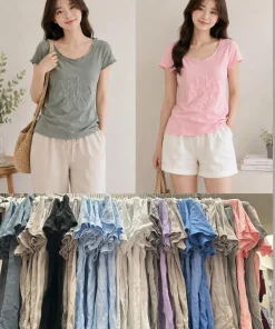 Bluzki damskie,size uni,Paczka 6szt,mix kolor
