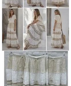 Spódnica długa Damskie,Size uni,paczka 6szt, 1 kolor