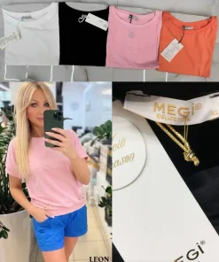 Bluzki damskieTURECKA ,Size uni ,paczka 6 szt mix kolor