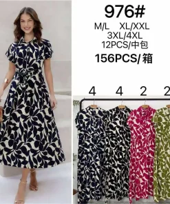 Sukienki damskie,size m/l-3/4xl,Paczka 12szt,mix kolor