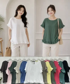 Bluzki damskie,size uni,Paczka 6szt,mix kolor