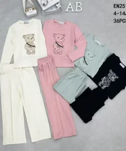 Komplety DZIECIĘCA,Size 4-14lat,paczka 6szt, 1 kolor