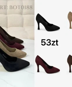 Buty Czołenka DAMSKIE (36-41, 12par) 1 kolor