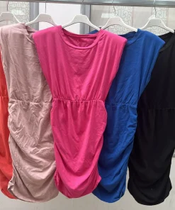 Sukienki damskie WŁOSKA ,Size uni ,paczka 6 szt mix kolor