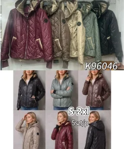 Kurtki damskie,size s-2xl,Paczka 5szt,1kolor