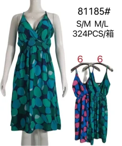 Sukienki damskie,size s/m-m/l,Paczka 12szt,mix kolor