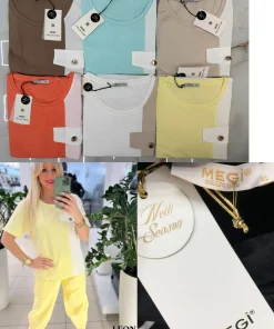 Bluzki damskieTURECKA ,Size uni ,paczka 6 szt mix kolor