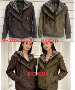 Kurtki damskie,size s-xl,Paczka 6szt,1kolor