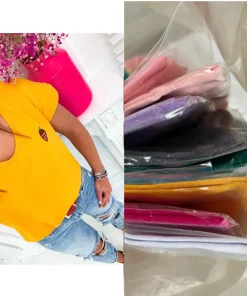 Bluzki damskie,size uni,Paczka 30szt,mix kolor