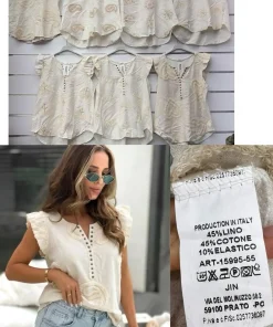 Bluzki damskieTURECKA ,Size uni ,paczka 6 szt mix kolor