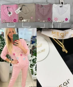 Bluzki damskieTURECKA ,Size uni ,paczka 6 szt mix kolor