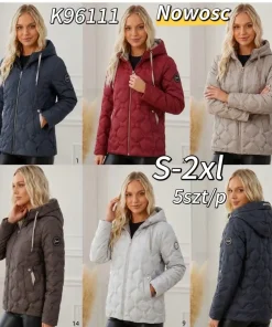Kurtki damskie,size s-2xl,Paczka 5szt,1kolor