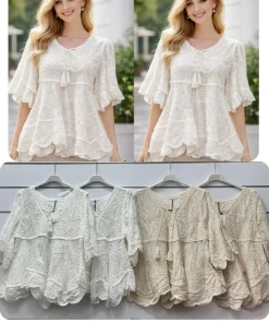Bluzki damskie WŁOSKA ,Size uni ,paczka 6 szt mix kolor
