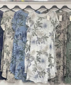 Sukienki damskie WŁOSKA ,Size uni ,paczka 6 szt mix kolor