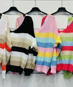 Swetry damskie,size uni,Paczka 6szt,mix kolor